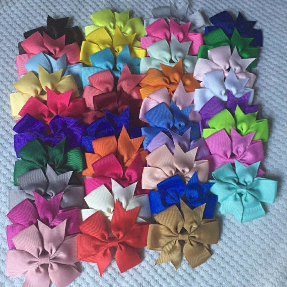 Ribbon hair bows